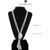 imageBABEYOND Long Pearl Necklace Faux Pearls Necklace Set Beaded Long Pearls Necklace 1920s Gatsby Costume JewelryKnot