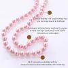 imageBABEYOND Long Pearl Necklace Faux Pearls Necklace Set Beaded Long Pearls Necklace 1920s Gatsby Costume JewelryPink