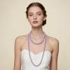 imageBABEYOND Long Pearl Necklace Faux Pearls Necklace Set Beaded Long Pearls Necklace 1920s Gatsby Costume JewelryPurple