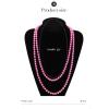 imageBABEYOND Long Pearl Necklace Faux Pearls Necklace Set Beaded Long Pearls Necklace 1920s Gatsby Costume JewelryRose red