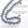 imageBABEYOND Long Pearl Necklace Faux Pearls Necklace Set Beaded Long Pearls Necklace 1920s Gatsby Costume JewelrySpace Gray