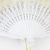 imageBABEYOND Marabou Feather Fan 20s Vintage Folding Fan Flapper Hand Fan for Costume Dancing Show Tea Party Wedding Decoration PinkPink RibChampagne