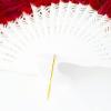 imageBABEYOND Marabou Feather Fan 20s Vintage Folding Fan Flapper Hand Fan for Costume Dancing Show Tea Party Wedding Decoration PinkPink RibRed