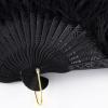 imageBABEYOND Marabou Feather Fan 20s Vintage Folding Fan Flapper Hand Fan for Costume Dancing Show Tea Party Wedding Decoration PinkPink RibZblackpeacockblack Rib