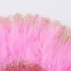 imageBABEYOND Marabou Feather Fan 20s Vintage Folding Fan Flapper Hand Fan for Costume DancingPink