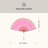 imageBABEYOND Marabou Feather Fan 20s Vintage Folding Fan Flapper Hand Fan for Costume DancingPink