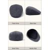 imageBABEYOND Mens Flat Cap Newsboy Hats Herringbone Tweed Cabbie Hats for Men 1920s Ivy Irish Driving Hats Gatsby HatBlack