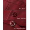 imageBABEYOND Mens Formal Suit Vest Slim Fit Waistcoat Business Vest for Suit TuxedoWinered
