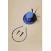 imageBABEYOND Mini Top Hat Fascinator Headband Feather Top Hat for Derby Tea PartyBlue