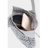 imageBABEYOND Pearl Clutch Purse Evening Bags for Women Elegant Triangle Purse for Wedding Bride Party PromPearlgrey