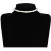 imageBABEYOND Round Imitation Pearl Choker Necklace Multi Strands Choker 20s Flapper Necklace Accessories for Gatsby Themed Party1layer
