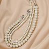imageBABEYOND Round Imitation Pearl Choker Necklace Multi Strands Choker 20s Flapper Necklace Accessories for Gatsby Themed Party3layer2