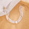 imageBABEYOND Round Imitation Pearl Choker Necklace Multi Strands Choker 20s Flapper Necklace Accessories for Gatsby Themed Party3layer4
