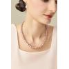 imageBABEYOND Round Imitation Pearl Necklace Wedding Pearl Necklace for BridesApricotn