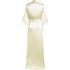 imageBABEYOND Satin Kimono Robe Silky Long Bridesmaid Wedding Lightweight Bath Robe with Lace TrimBeige