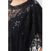 imageBABEYOND Sequin Beaded Evening Cape 1920s Fringed Shawl Wraps Wedding Bridal Shawl ScarfBlack2