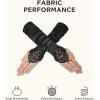 imageBABEYOND Short Opera Party 20s Fingerless Satin Gloves Tea Party Stretchy Adult Size Elbow LengthBlack