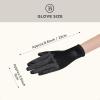 imageBABEYOND Short Satin Gloves for Women  Silk Opera Wedding Bridal Gloves Tea Party Banquet Costume 1920s Flapper AccessoriesBlack