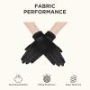 imageBABEYOND Short Satin Gloves for Women  Silk Opera Wedding Bridal Gloves Tea Party Banquet Costume 1920s Flapper AccessoriesBlack