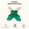 imageBABEYOND Short Satin Gloves for Women  Silk Opera Wedding Bridal Gloves Tea Party Banquet Costume 1920s Flapper AccessoriesDark Green