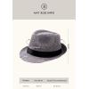 imageBABEYOND Straw Trilby Fedora Hat for Men1920s Felt Panama Hat Short Brim Summer Cap with RibbonAgray