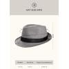 imageBABEYOND Straw Trilby Fedora Hat for Men1920s Felt Panama Hat Short Brim Summer Cap with RibbonUlight Gray