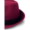 imageBABEYOND Straw Trilby Fedora Hat for Men1920s Felt Panama Hat Short Brim Summer Cap with RibbonYwinered