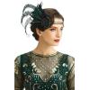 imageBABEYOND Vintage 1920s Flapper Headband Roaring 20s Great Gatsby Headpiece GreenGreen