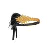 imageBABEYOND Vintage 1920s Flapper Headband Roaring 20s Great Gatsby Headpiece with Feather 1920s Flapper Gatsby Hair Accessories DarkgreenBlack Gold