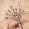 imageBABEYOND Vintage Bridal Feather Bouquet 1920s Ostrich Feather Fan Crystal Bridesmaid Bouquet 20s Gatsby Wedding Bouquet Flapper Accessories WhiteLight Purple