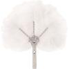 imageBABEYOND Vintage Bridal Feather Bouquet 1920s Ostrich Feather Fan Crystal Bridesmaid Bouquet 20s Gatsby Wedding Bouquet Flapper Accessories WhiteWhite  Crystal Handle