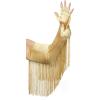 imageBABEYOND Vintage Long Opera Pageant Gloves  1920s Fringe Fingerless Elbow Gloves for Costume Party WeddingGold