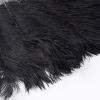 imageBABEYOND Vintage Style Folding Handheld Ostrich Feather Fan 1920s Flapper Accessories BlackBlack