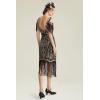 imageBABEYOND Womens 1920s Flapper Dress Vintage Long Fringe Dress Roaring 20s Sequins Beaded DressBlackgold