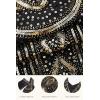 imageBABEYOND Womens 1920s Flapper Dress Vintage Long Fringe Dress Roaring 20s Sequins Beaded DressBlackgold