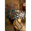 imageBABEYOND Womens 1920s Headband Flapper Feather Headpiece with Chain Roaring 20s Gatsby Themed Party Hair AccessoryPeacock