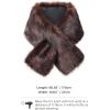 imageBABEYOND Womens Faux Fur Collar Shawl Faux Fur Scarf Wrap Evening Cape for Winter CoatDark Coffee