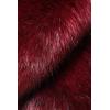 imageBABEYOND Womens Faux Fur Collar Shawl Faux Fur Scarf Wrap Evening Cape for Winter CoatWine Red
