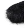 imageBABEYOND Womens Faux Fur Shawl Party Faux Fur Collar Fur Wraps for Winter Bridal Wedding Cover UpBlack