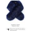 imageBABEYOND Womens Faux Fur Shawl Party Faux Fur Collar Fur Wraps for Winter Bridal Wedding Cover UpBlue