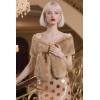 imageBABEYOND Womens Faux Fur Shawl Party Faux Fur Collar Fur Wraps for Winter Bridal Wedding Cover UpCamel