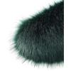 imageBABEYOND Womens Faux Fur Shawl Party Faux Fur Collar Fur Wraps for Winter Bridal Wedding Cover UpDark Green