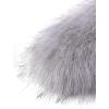 imageBABEYOND Womens Faux Fur Shawl Party Faux Fur Collar Fur Wraps for Winter Bridal Wedding Cover UpLight Gray