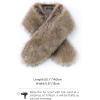 imageBABEYOND Womens Faux Fur Shawl Party Faux Fur Collar Fur Wraps for Winter Bridal Wedding Cover UpRaccoon