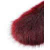 imageBABEYOND Womens Faux Fur Shawl Party Faux Fur Collar Fur Wraps for Winter Bridal Wedding Cover UpWine Red