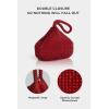 imageBABEYOND Womens Rhinestone Clutch Evening Bags Sparkly Glitter Triangle Purse for 1920s Party Prom WeddingRed