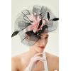 imageBABEYOND womens FascinatorYblack  Pink