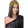 imageBABEYOND 1920s Beaded Cap  Roaring 20s Flapper ampamp Cleopatra Headpiece for Gatsby Themed PartyGold
