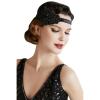 imageBABEYOND 1920s Flapper Headband Crystal Great Gatsby Headpiece Vintage 20s Flapper Gatsby Accessories Style2
