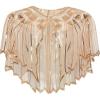 imageBABEYOND 1920s Shawl Wraps Sequin Beaded Evening Cape Bridal ShawlRose Gold3